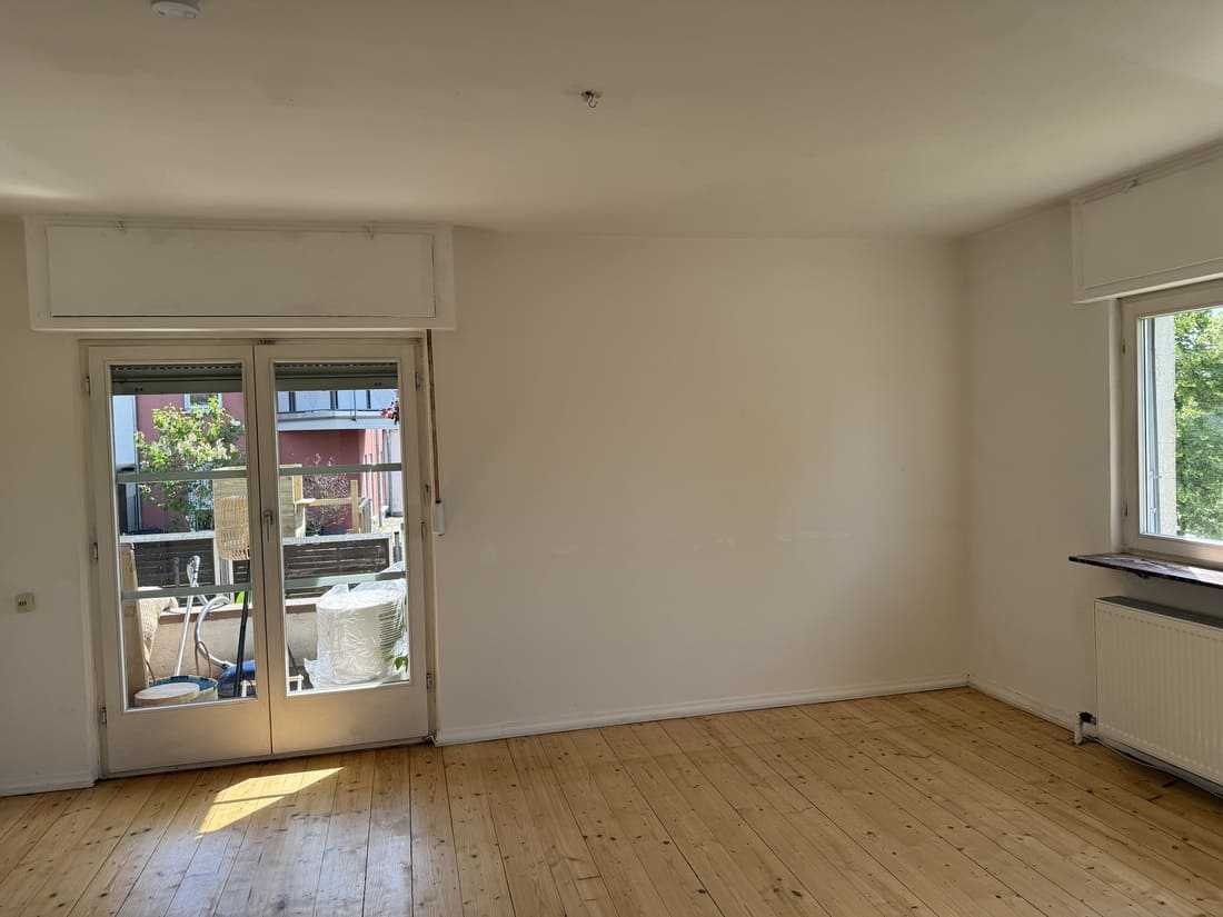 Erbimmobilie Seligenstadt_Vorher Nachher 6 Esszimmer vor Home Staging – Erbimmobilie Seligenstadt im Originalzustand